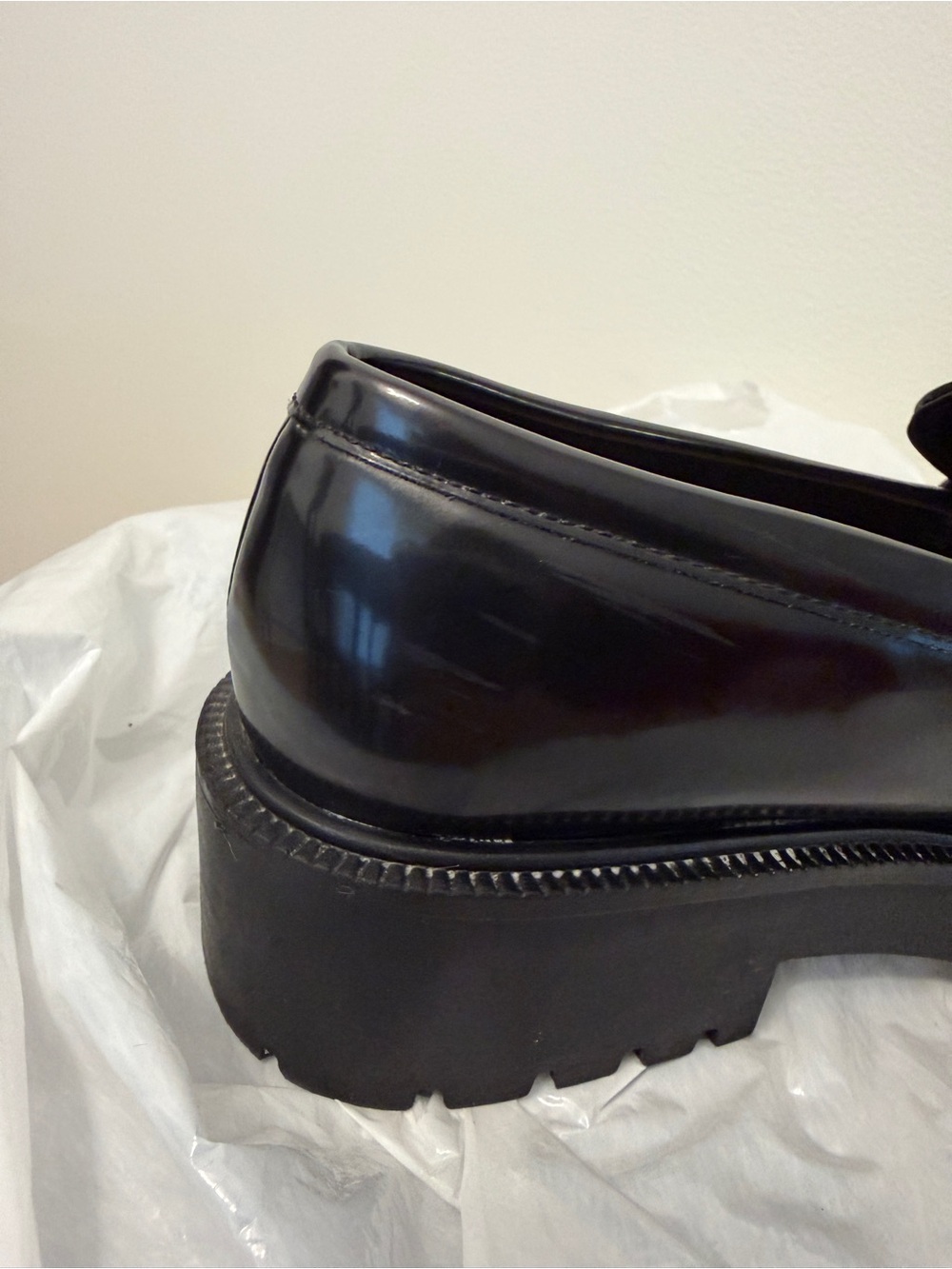 Chunky Black Loafer - Picture 6 of 7